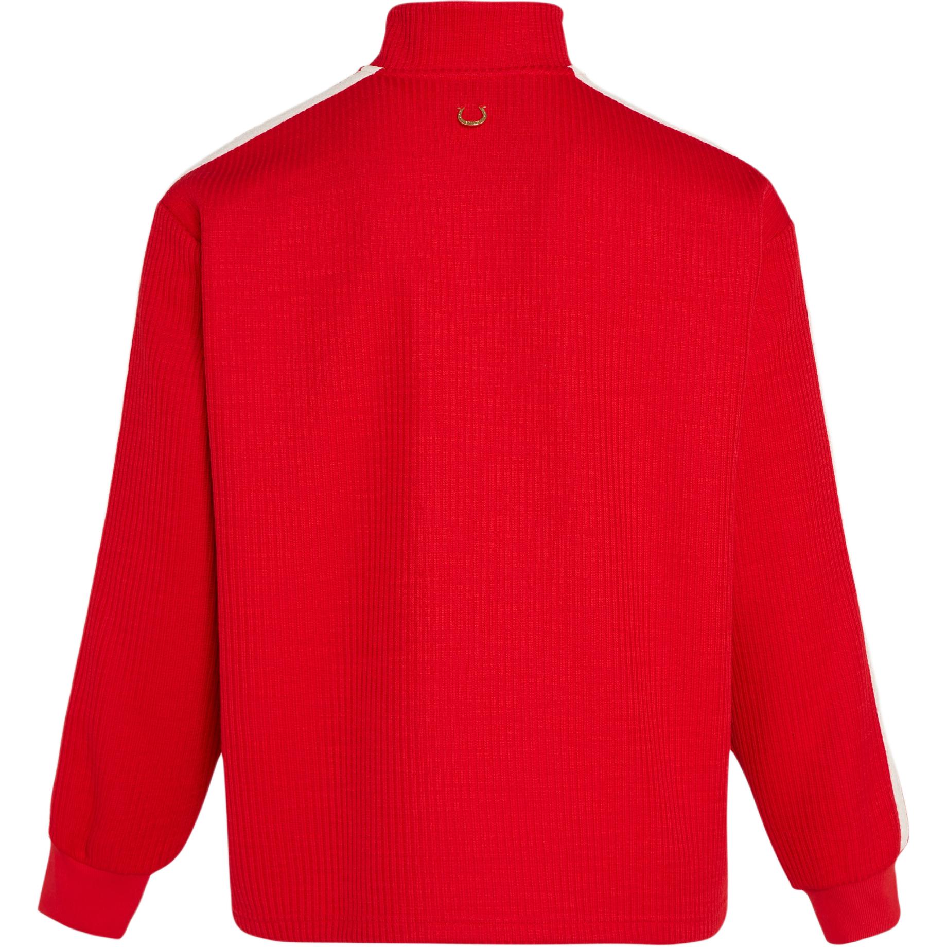 Полузип худи с круглым вырезом Adidas, светло scarlet (includes 3 pairs of adidas socks) — фото 4