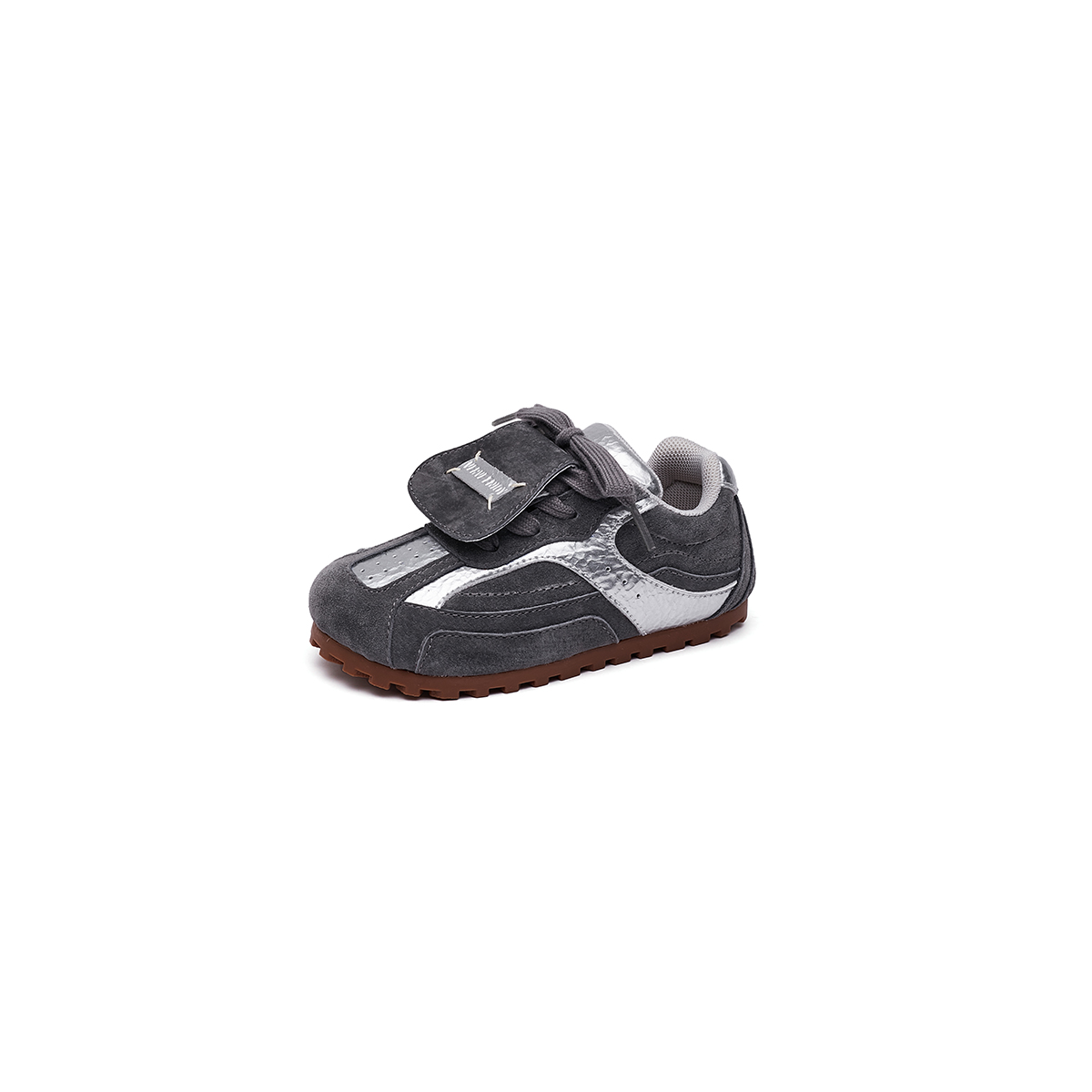 

Детская обувь для отдыха на природе с амортизацией, противоскользящая, с защитой от ударов, для детей от 3 до 7 лет JIETEGONGYANG, серебряный/серый