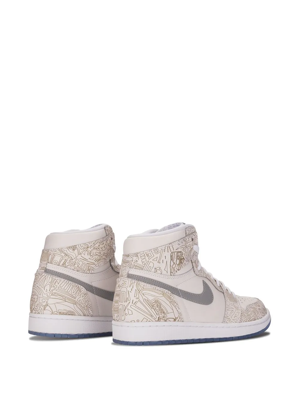 Кроссовки Air  1 Retro Hi OG Laser Jordan, нейтральный — фото 3