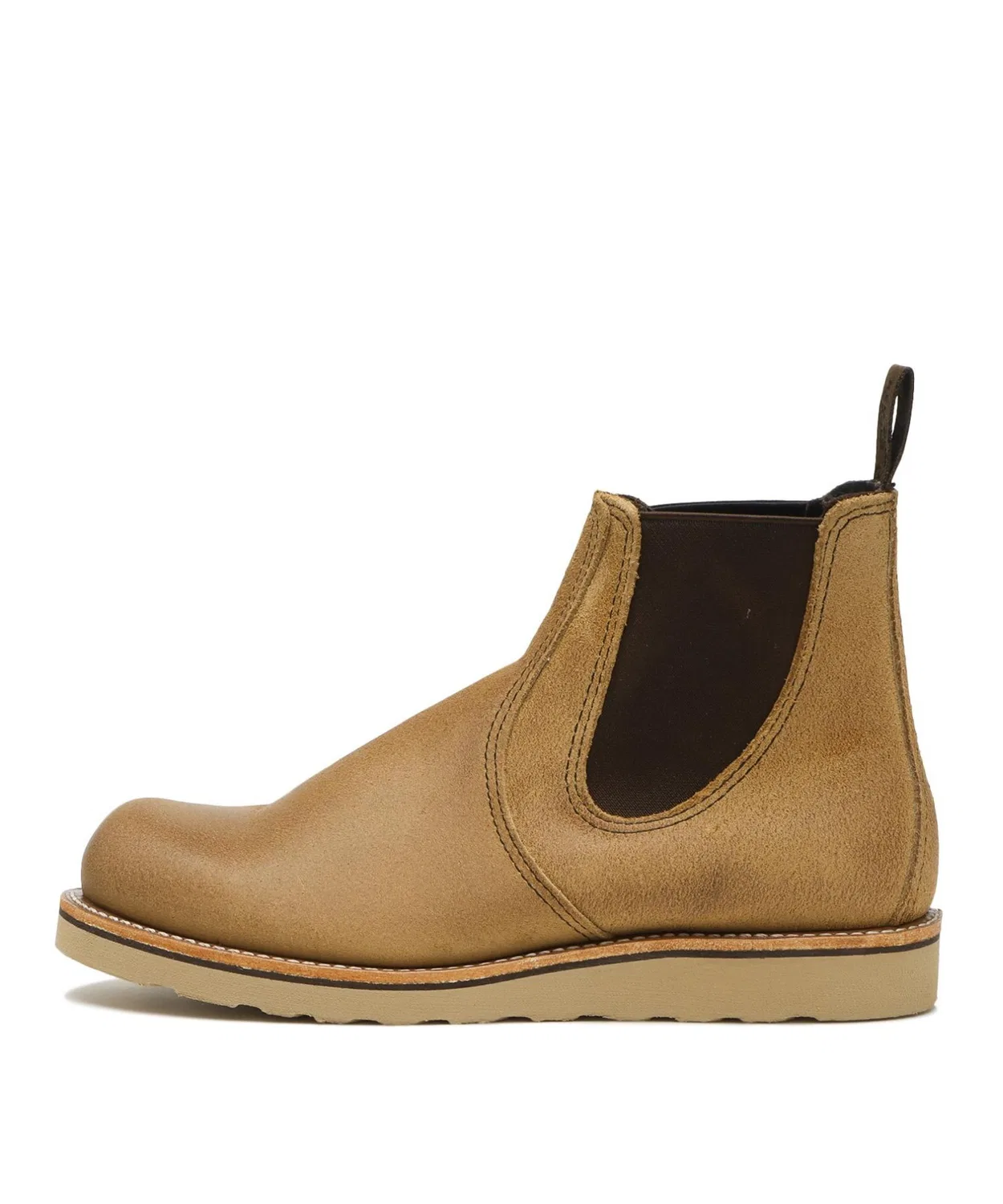 Ботинки классические челси Red Wing 3192 Hawthorne из грубой кожи бежевые — фото 3