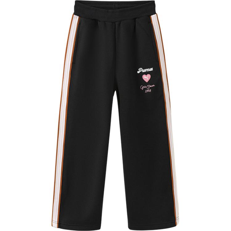

PUMA Детские брюки SIDE WEBBING STRAIGHT LEGPANTS FL G Black для детей 3-7 лет