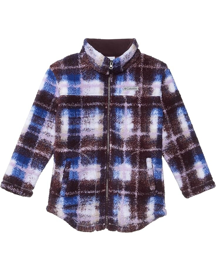 

Куртка Columbia Kids West Bend Printed Full Zip, цвет Snowdrift Omblur