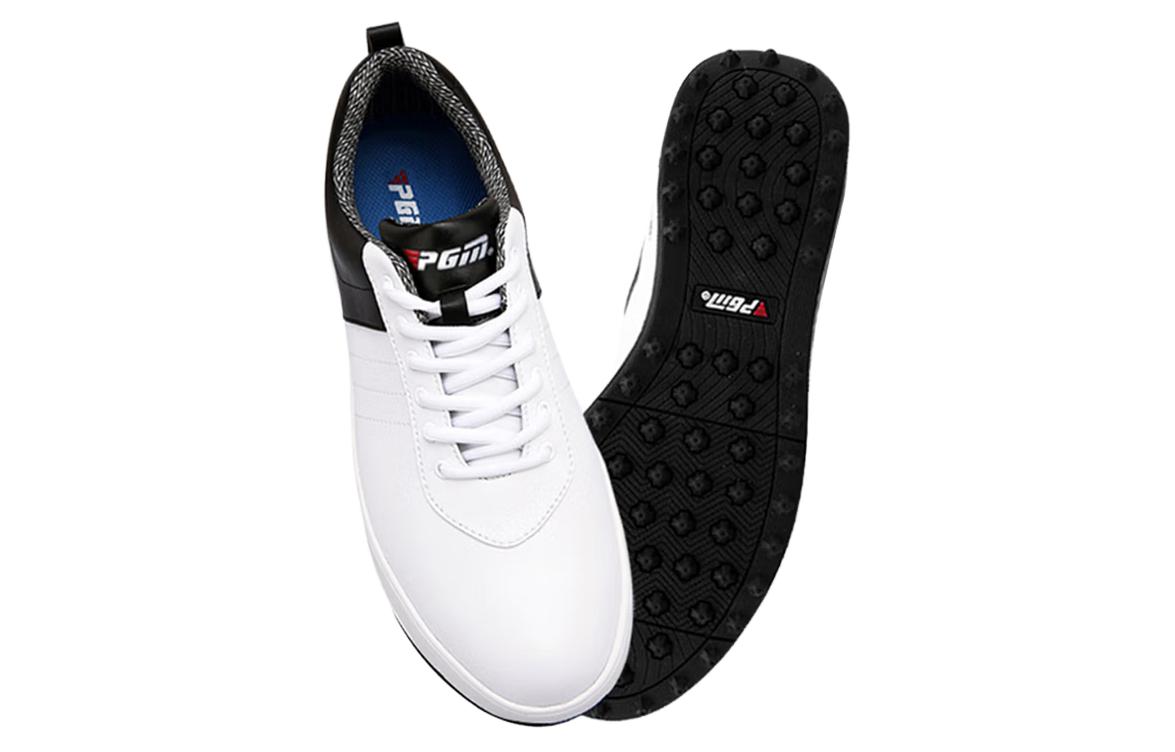 

Амортизирующие износостойкие мужские низкие гольф-ботинки PGM, бело-черная цветовая гамма