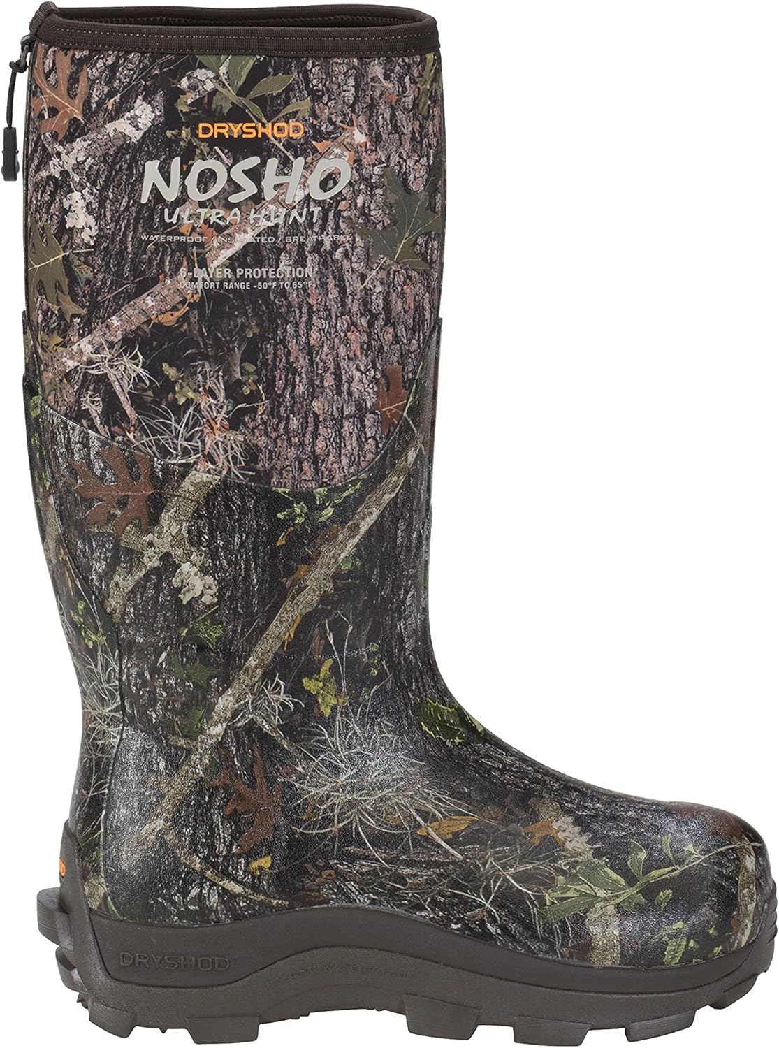 

Зимние охотничьи ботинки Dryshod Mens Nosho Ultra Hunt для экстремальных условий, С утеплителем, Водонепроницаемые, Полностью камуфляжные, Camo