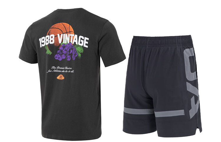 

Мужская повседневная спортивная одежда Under Armour, цвет Black