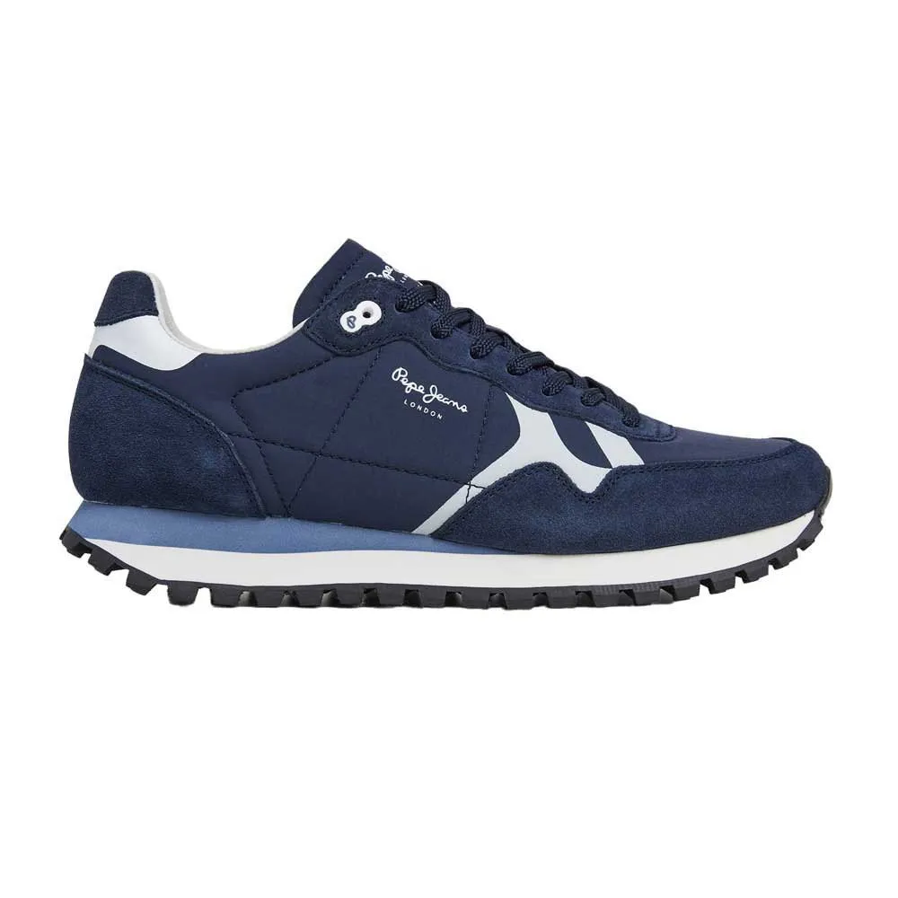 

Кроссовки Pepe Jeans Brit-On Prints trainers, синий