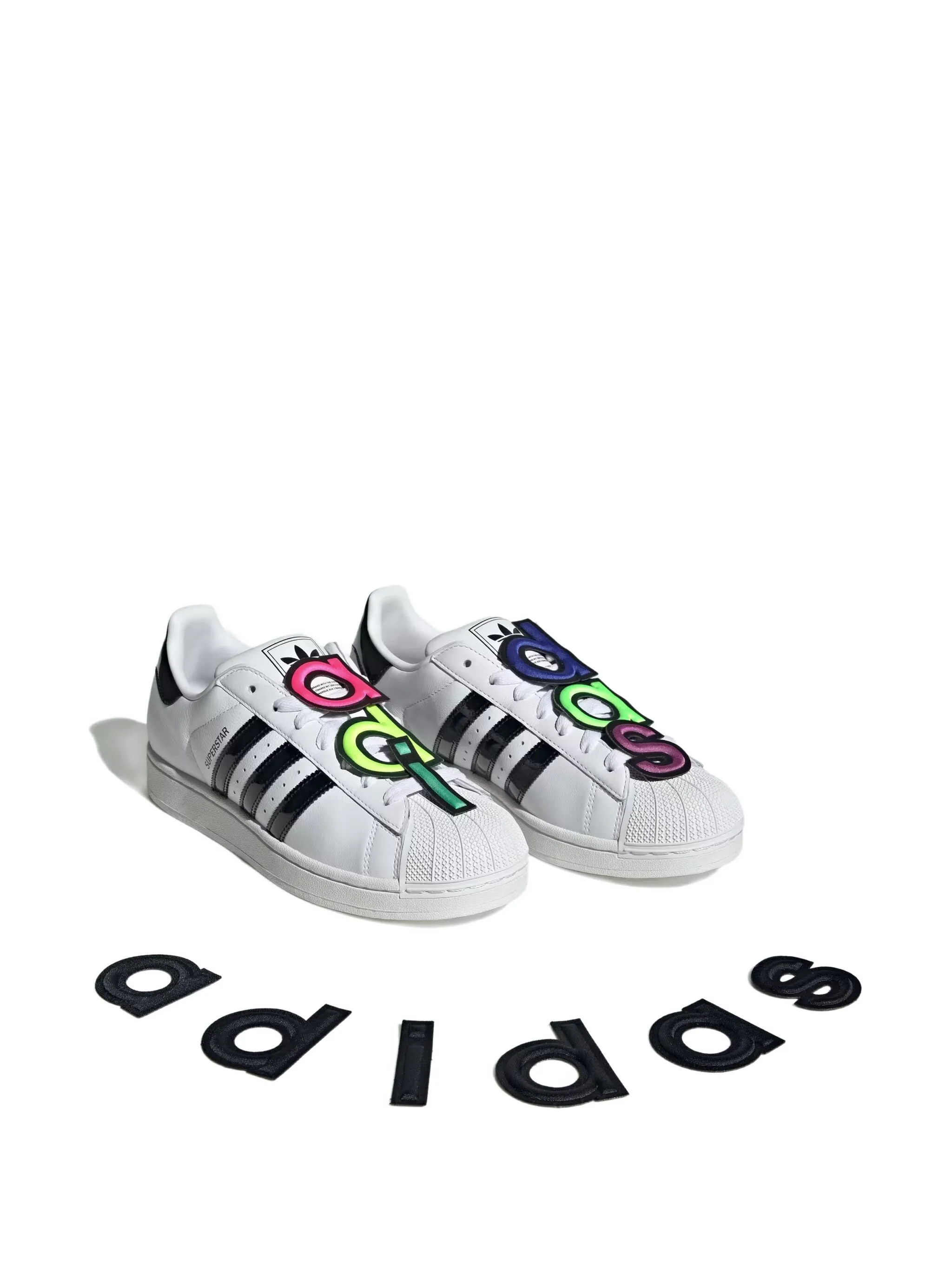Кроссовки Superstar II Jeremy Scott Adidas, белый — фото 2