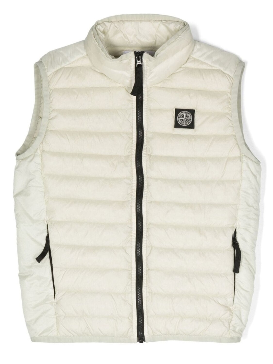 

Stone Island Junior жилет с контрастной отделкой, серый