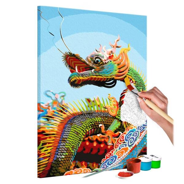 

Картина Artgeist Colourful Dragon, разноцветный