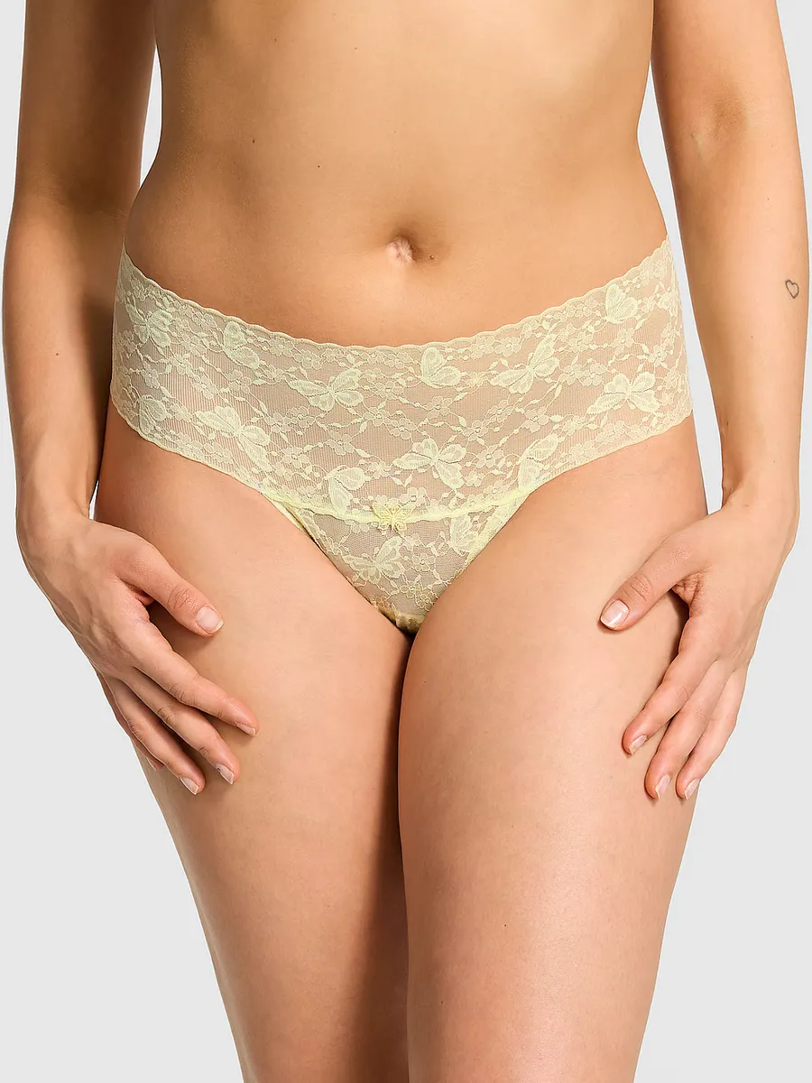 

Трусики-стринги Wink с широкой талией Pink, цвет Lime Cream