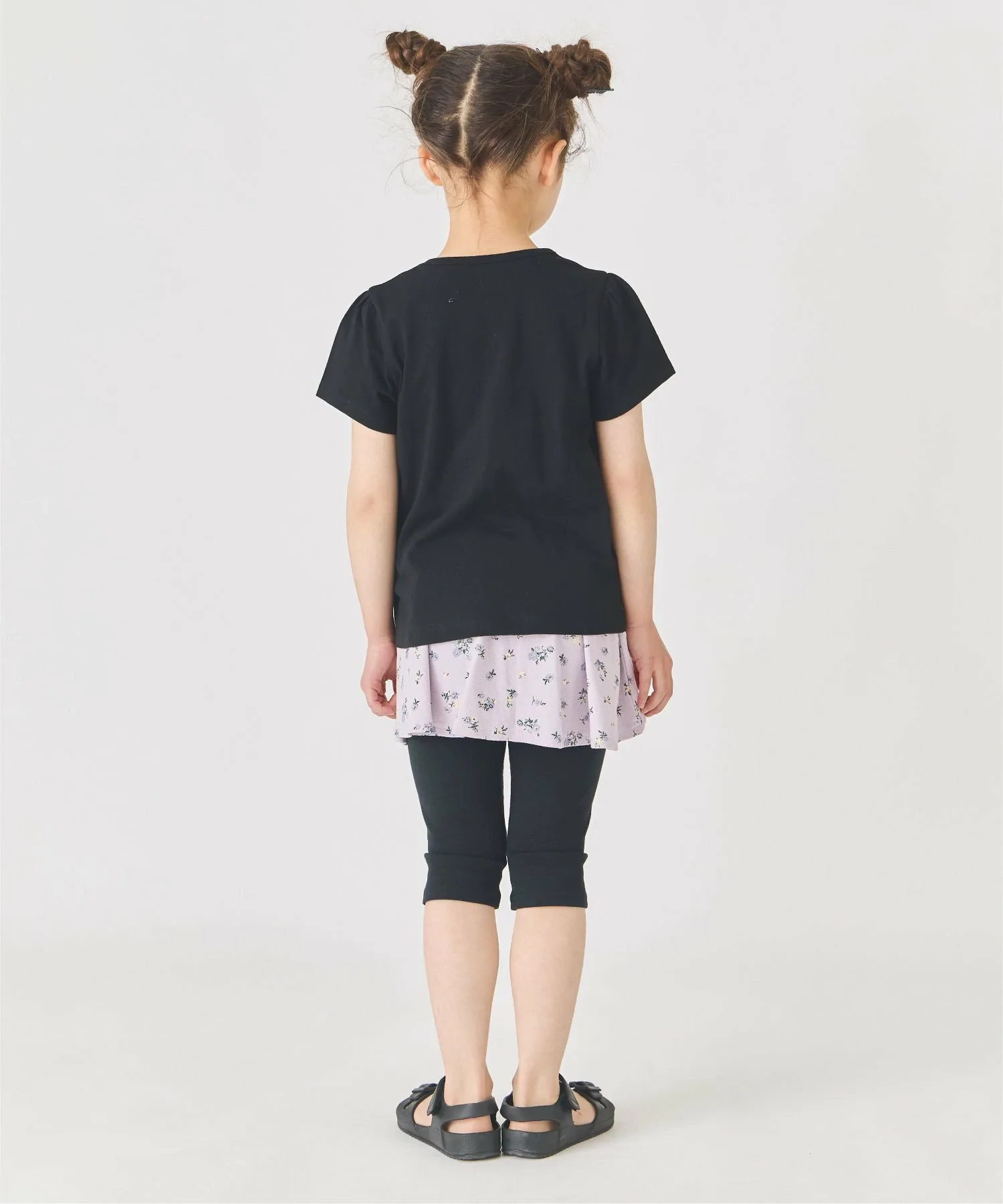 Шифоновая футболка Ever Closet, цвет Black — фото 2