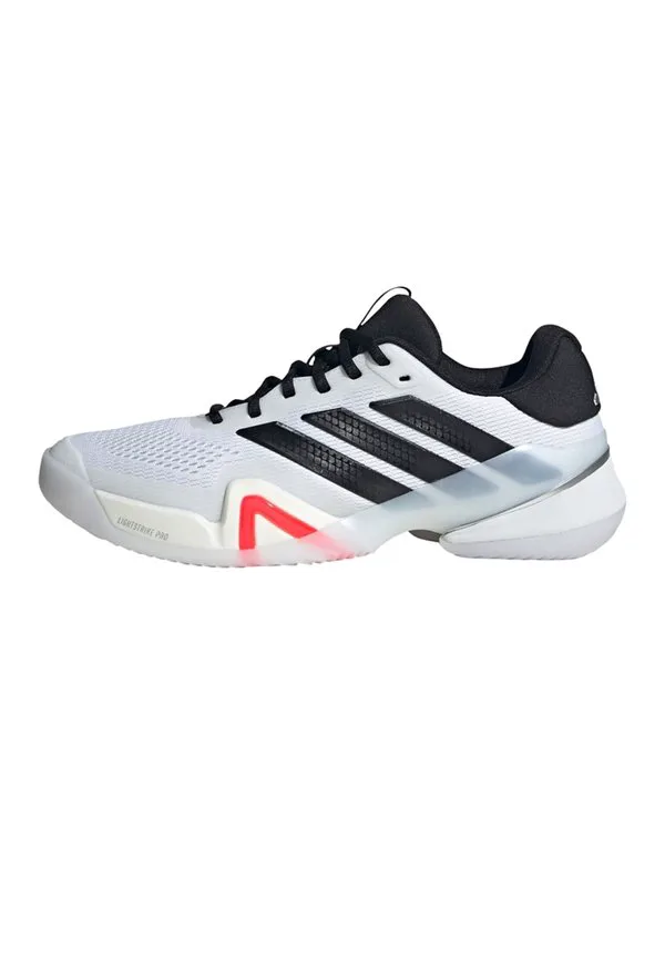 Теннисные кроссовки barricade 14 для игры на всех типах кортов Adidas Performance, Cloud White Core Black Lucid Red