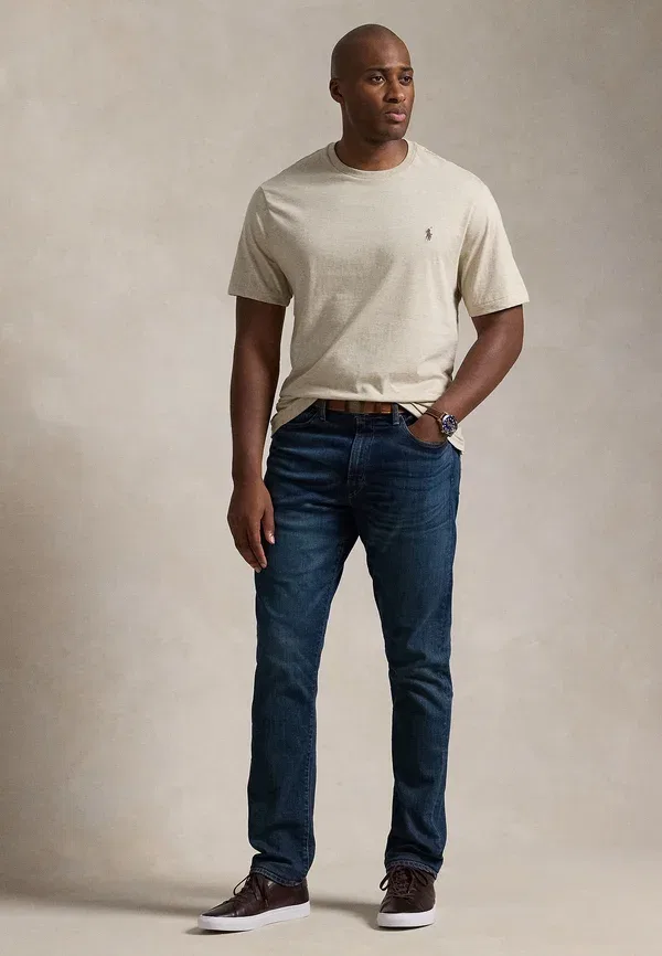 Футболка Polo Ralph Lauren Big & Tall, цвет экспедиционный дюн хизер — фото 2