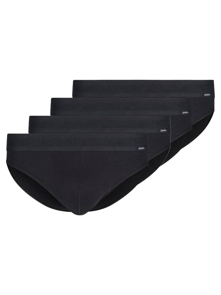 

Трусы Skiny Slip 4er Pack, черный