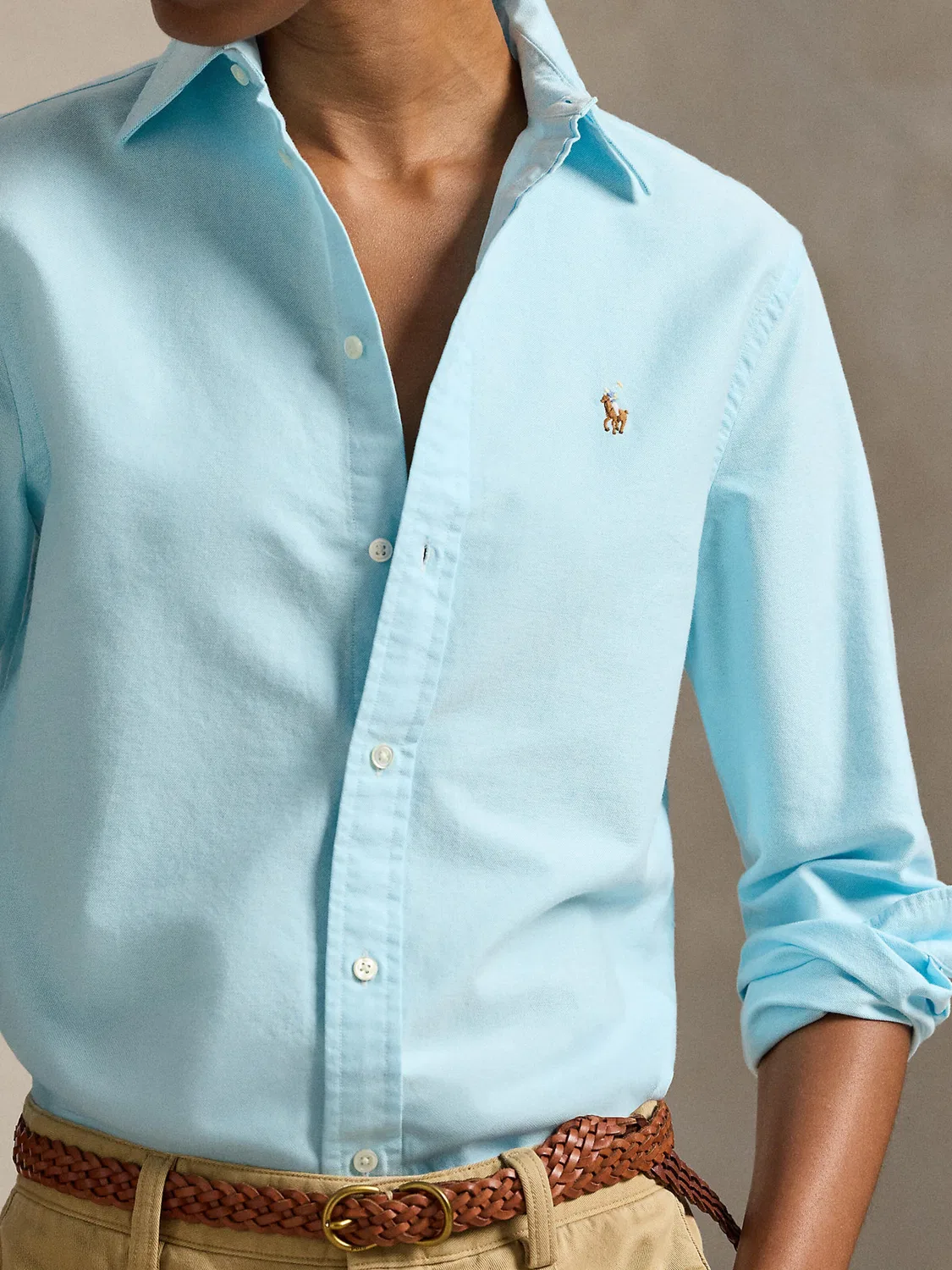 Блузка 'CLASSIC' Polo Ralph Lauren, Light Blue — фото 2