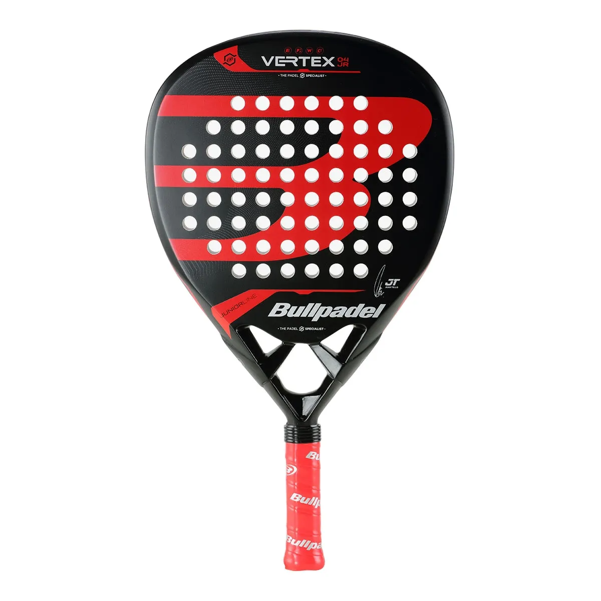 

Vertex Jr 24 Bullpadel детская ракетка для падел-тенниса, черный/красный