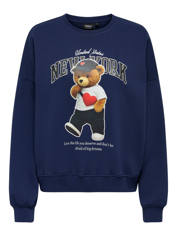 

Толстовка KOGLINDA LIFE L/S BEAR O-NECK в цвете полночный парус KIDS ONLY