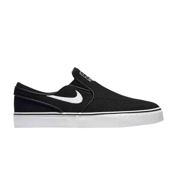 

Кроссовки Nike Stefan Janoski Canvas Slip SB GS 'Black', черный