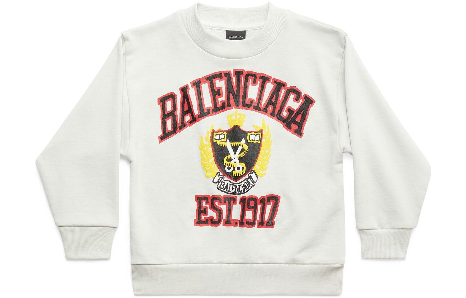 Детская толстовка Balenciaga, белый