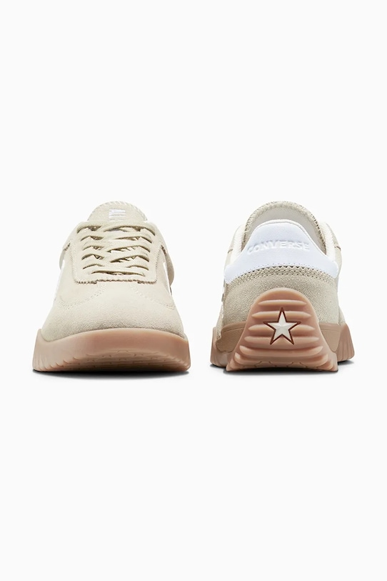 Замшевые кроссовки Run Star Trainer Converse, зеленый — фото 3