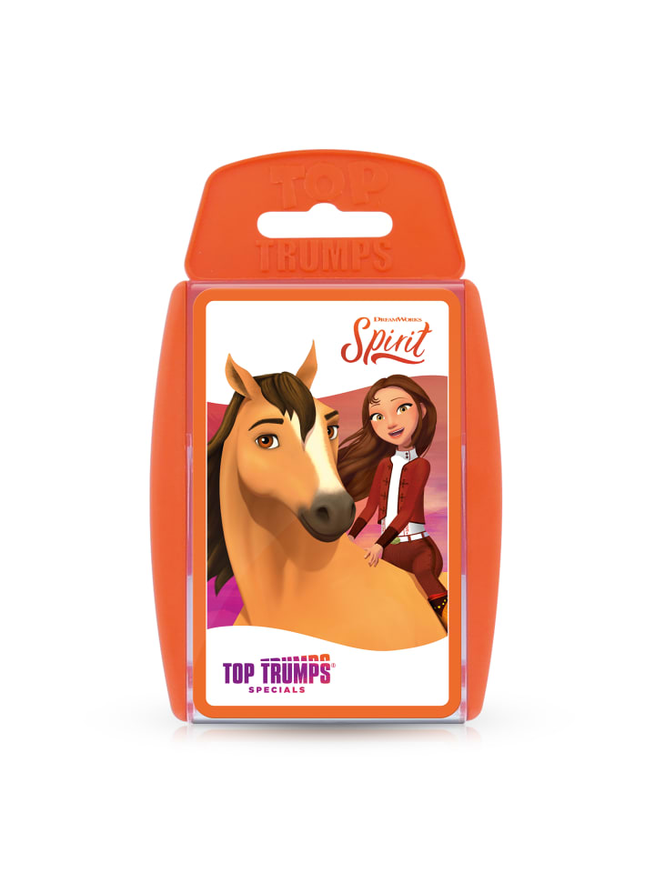 

Top Trumps - Spirit Riding Free Card Game, красочная карточная игра из четырех частей