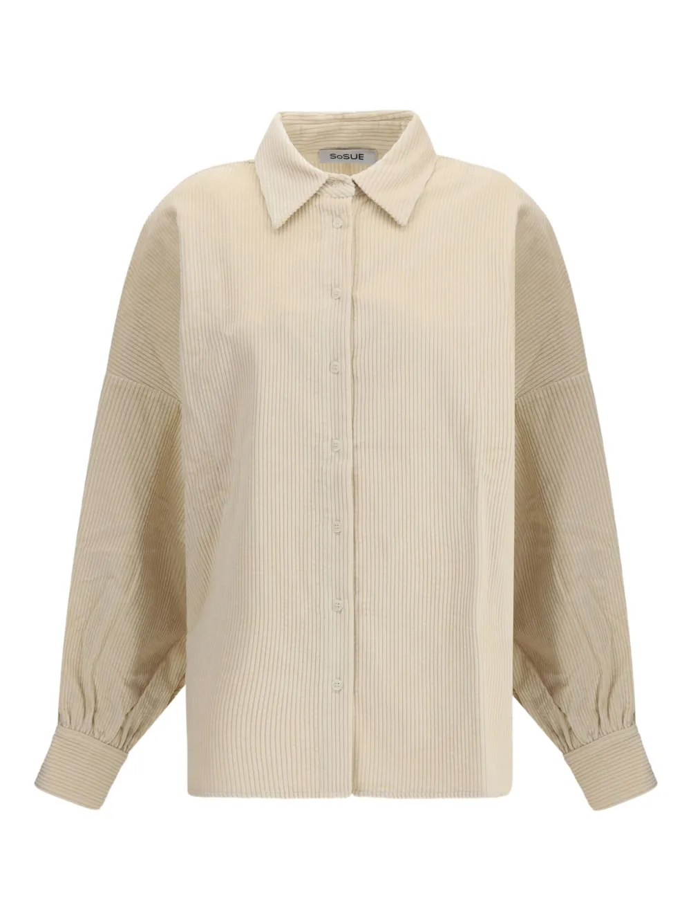 

Вельветовая рубашка Antonia на пуговицах Sosue, бежевый