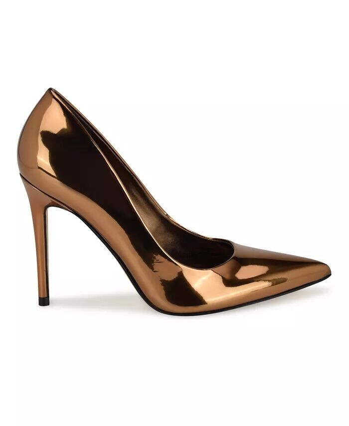 Женские туфли-лодочки Fresh на шпильке с острым носком Nine West, желтый — фото 2