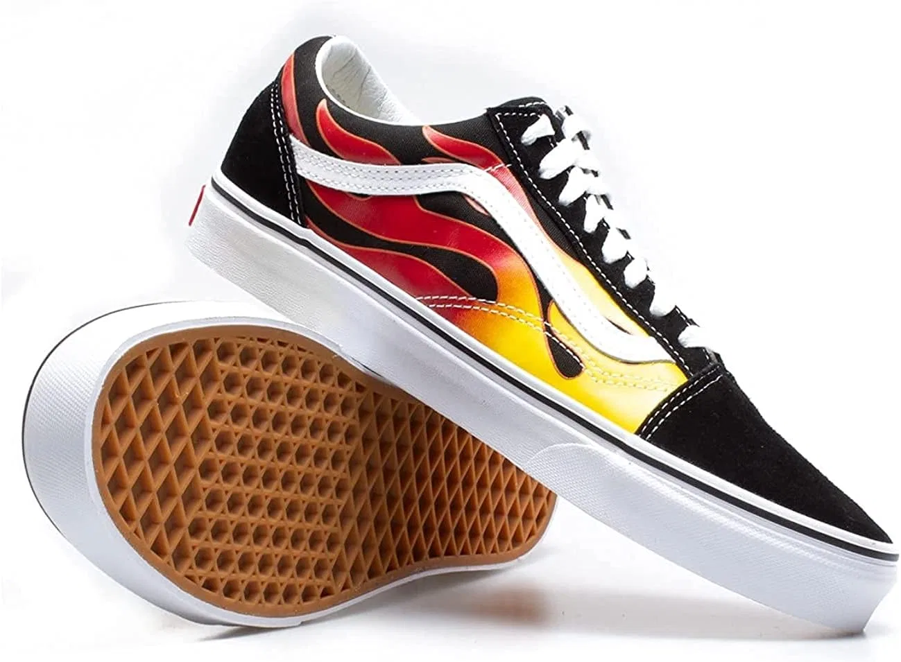 Кроссовки Vans Unisex VN0A38G1PHN1-060, Flame Black — фото 4