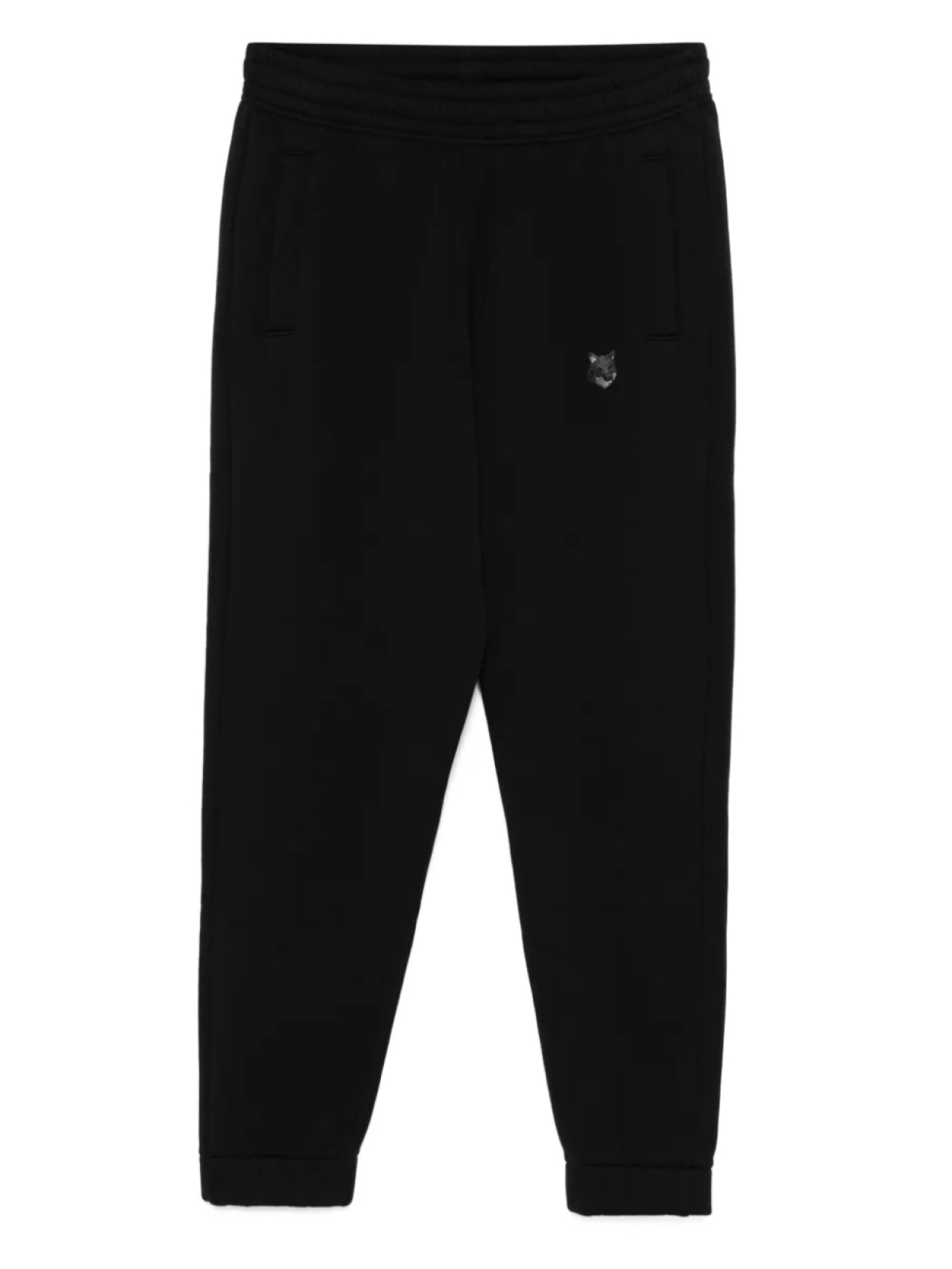 

Спортивные брюки с яркой нашивкой Fox Head Maison Kitsuné, черный