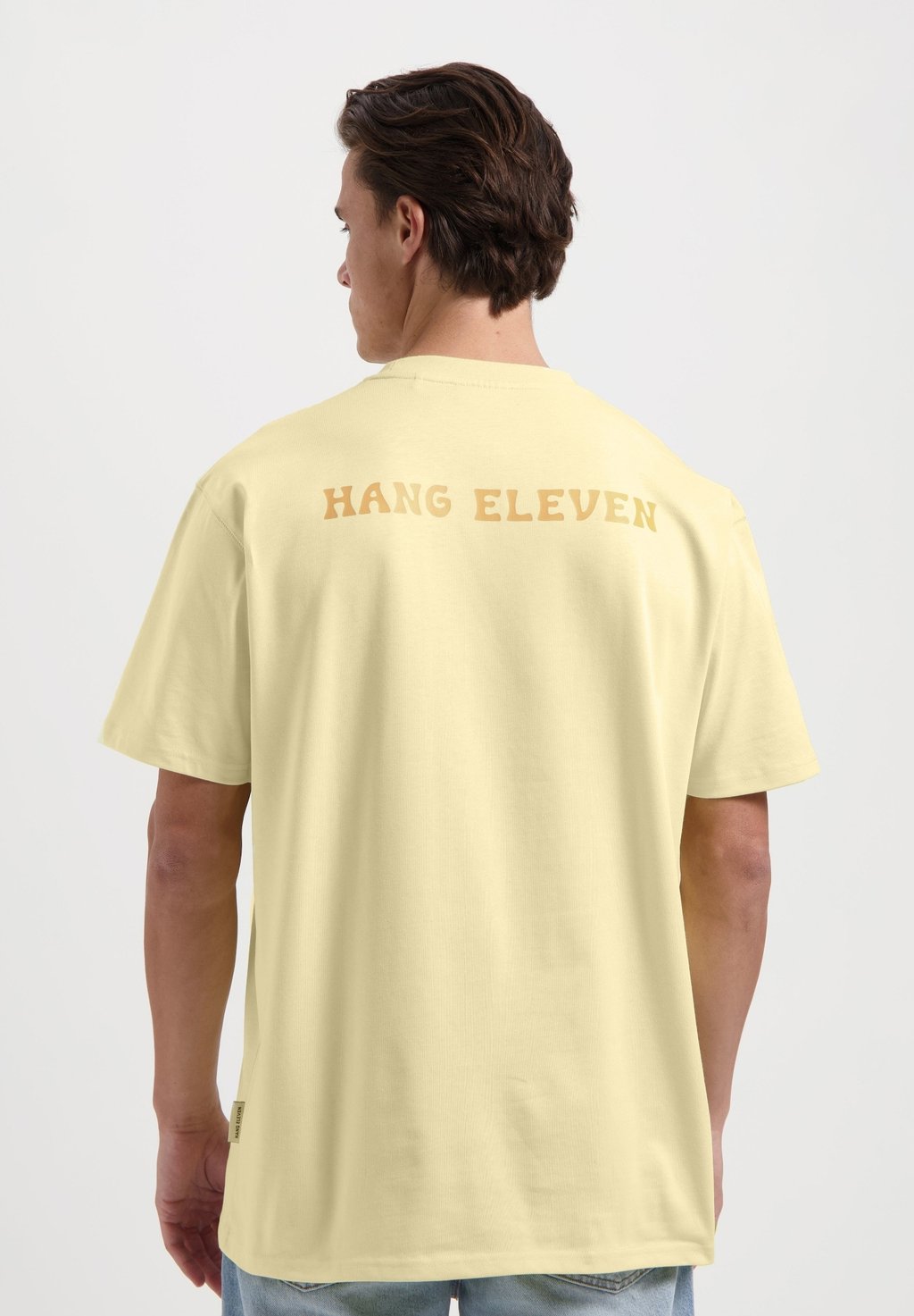 

Футболка с принтом HANG ELEVEN, светло-желтый