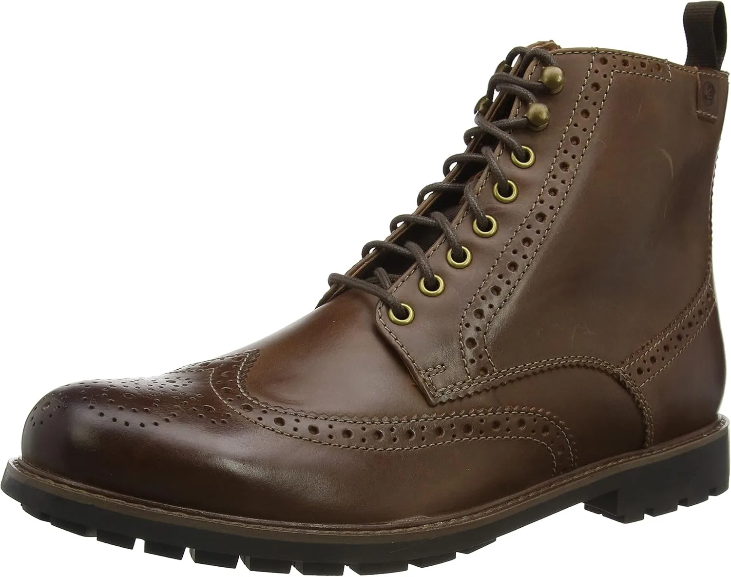 Мужские ботинки Clarks Bowzer Hi Oxford, коричневые