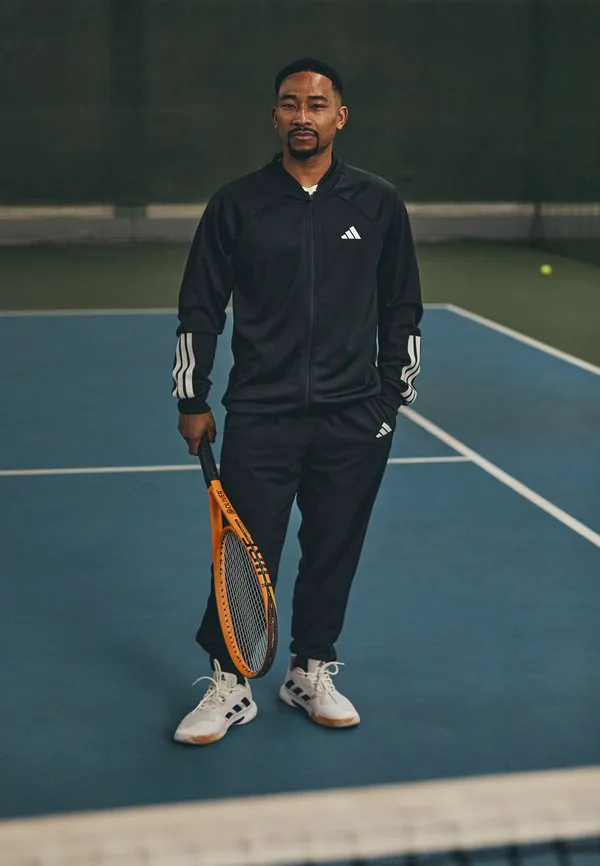 Тренировочная куртка с тремя полосками Adidas Performance, Black — фото 2