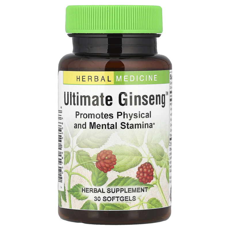 

Herbs Etc., Ultimate Ginseng , 30 мягких таблеток