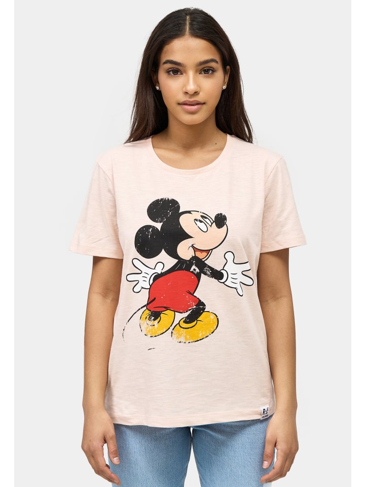 

Футболка Re:Covered T-Shirt Mickey Mouse Hug, розовый