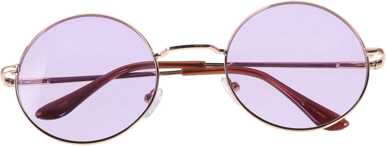 

Винтажные солнцезащитные очки Milisten в оправе для вечеринок, фестивалей и повседневной носки. Защита от УФ-излучения и снижение бликов. Линзы в оправе, Purple cute sunglasses for women -Size:14