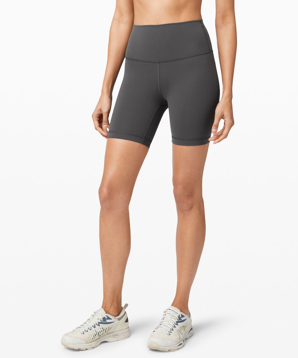 

Шорты Wunder Train с высокой посадкой Lululemon, графитовый серый