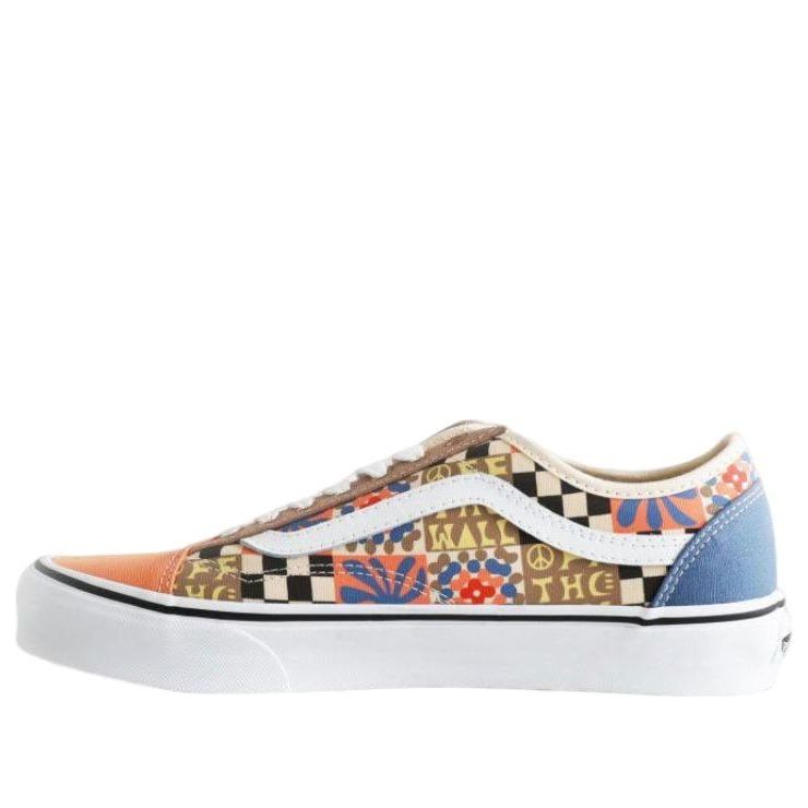 

Кеды Vans Old Skool Tapered 'Orange White Blue', коричневый