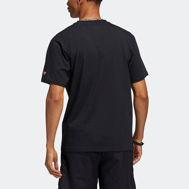 Футболка унисекс Adidas Originals, цвет Black — фото 4