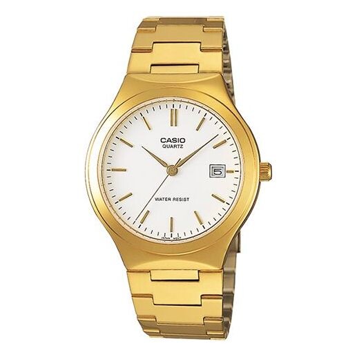 

Часы CASIO Quartz Waterproof Mens White Analog, белый