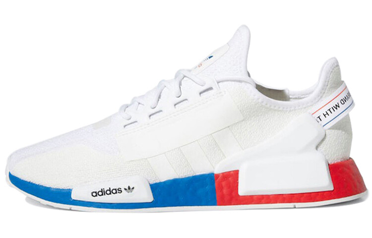 

Кроссовки Adidas Originals Nmd R1 White Red Blue, Белый, Кроссовки Adidas Originals Nmd R1 White Red Blue