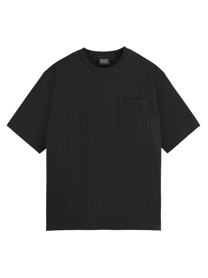 

Scotch & Soda Футболка, 1 шт., черного цвета, Черный, Scotch & Soda Футболка, 1 шт., черного цвета