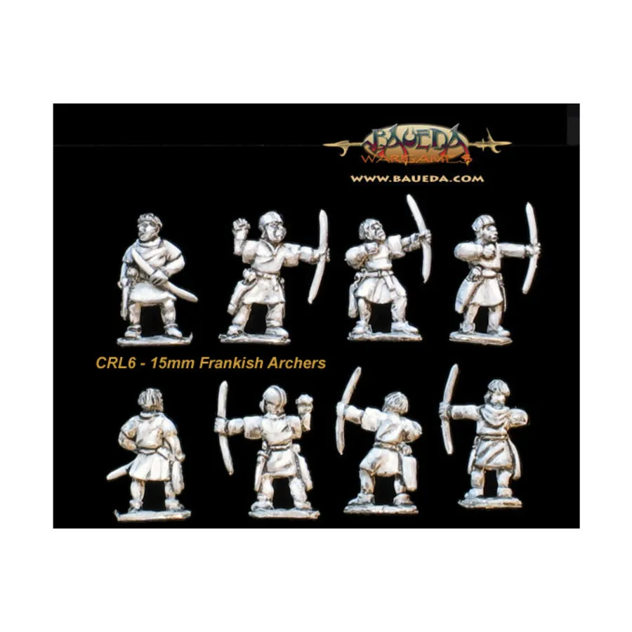 

Франкские лучники, Historical Miniatures - Carolingian Frankish (15mm) (Baueda Wargames)