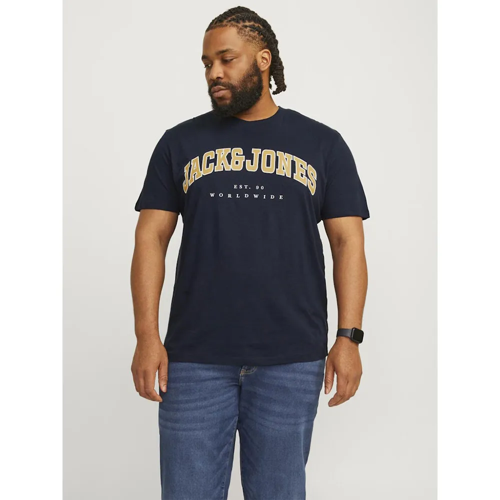 

Футболка с коротким рукавом Jack & Jones Caleb Varsity Plus, синий