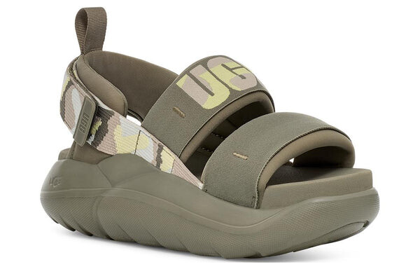 Сандалии la cloud camopop sport sandal 'moss green' Ugg, зеленый — фото 2