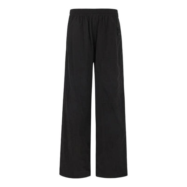 

Брюки men's fw22 solid color elastic waistband straight-leg casual pants/trousers loose fit black Off-White, черный