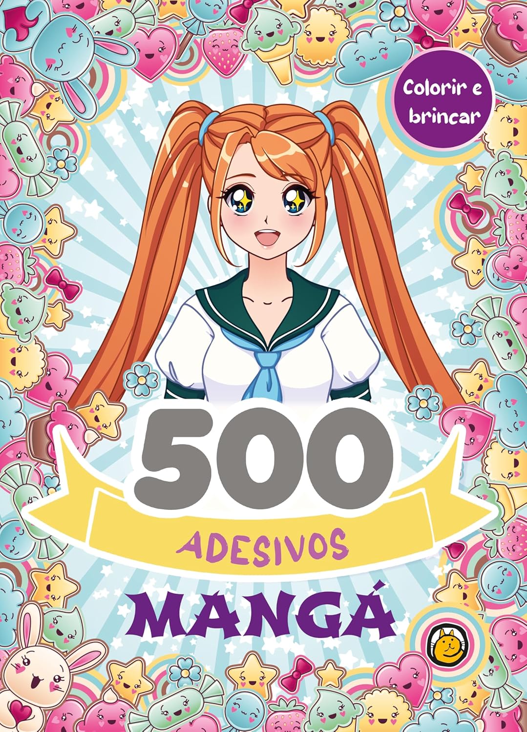 

livro 500 adesivos manga (FisicalBook)