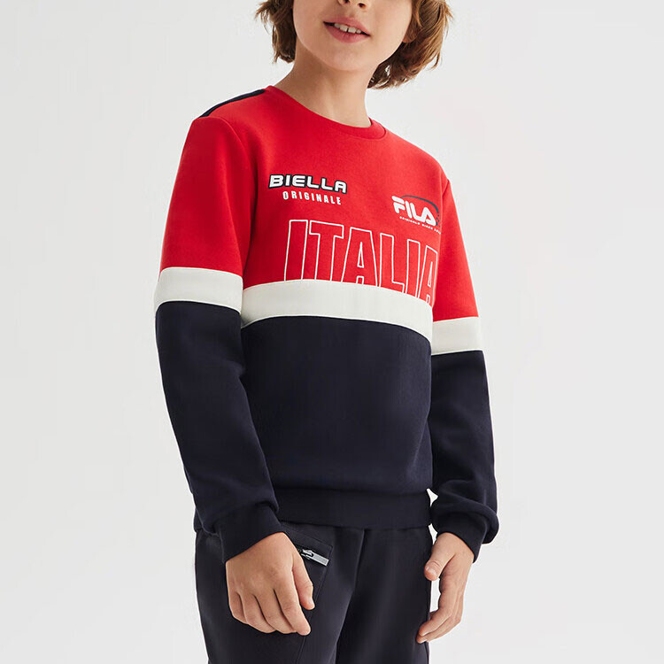 Толстовка GS Fila Kids, синий — фото 4