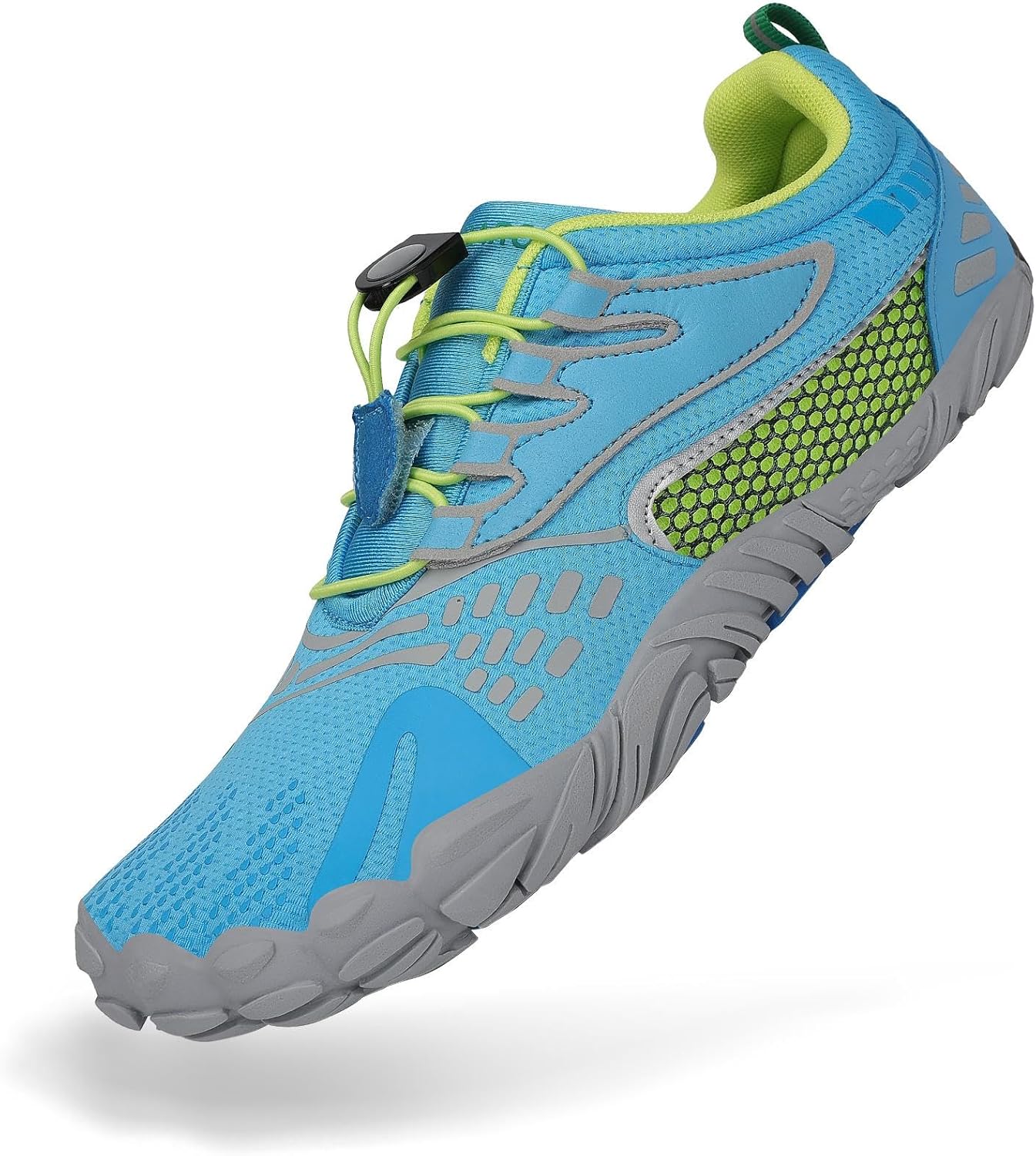 

SAGUARO Женские и мужские кроссовки для бега, минималистичные кроссовки для трейлраннинга, с широким носком и нулевым перепадом высоты подошвы, для кросс-тренинга на открытом воздухе, небесно-голубой