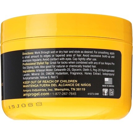

Кондиционирующий гель Shine 'n Jam Extra Hold 16 унций 454 г Ampro