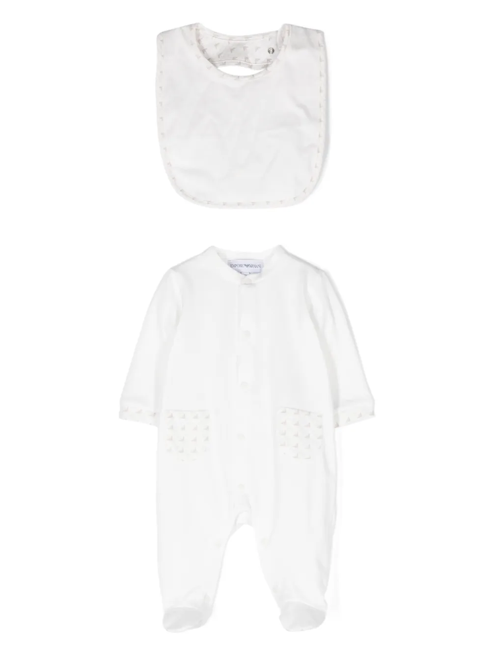

Пижама с принтом Emporio Armani Kids, белый